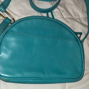 HOBO Turquoise Leather Crossbody Bag